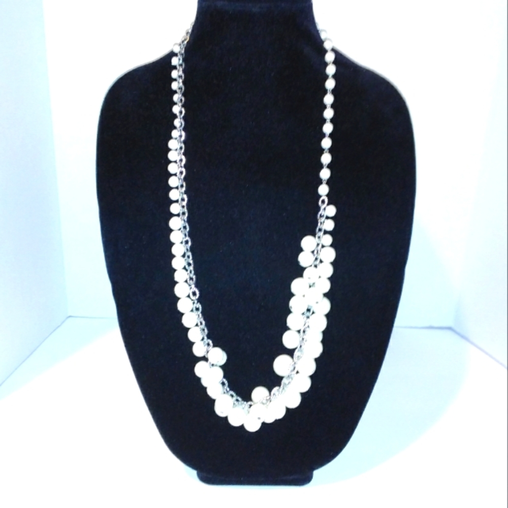 Moonstone Pearlescent Statement Necklace